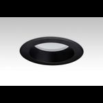 Flat Black Reflector w/Black Flange for use with LR6X Downlights.