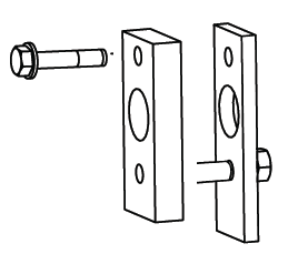 OSQ-C Replacement DA Mount Hardware Kit